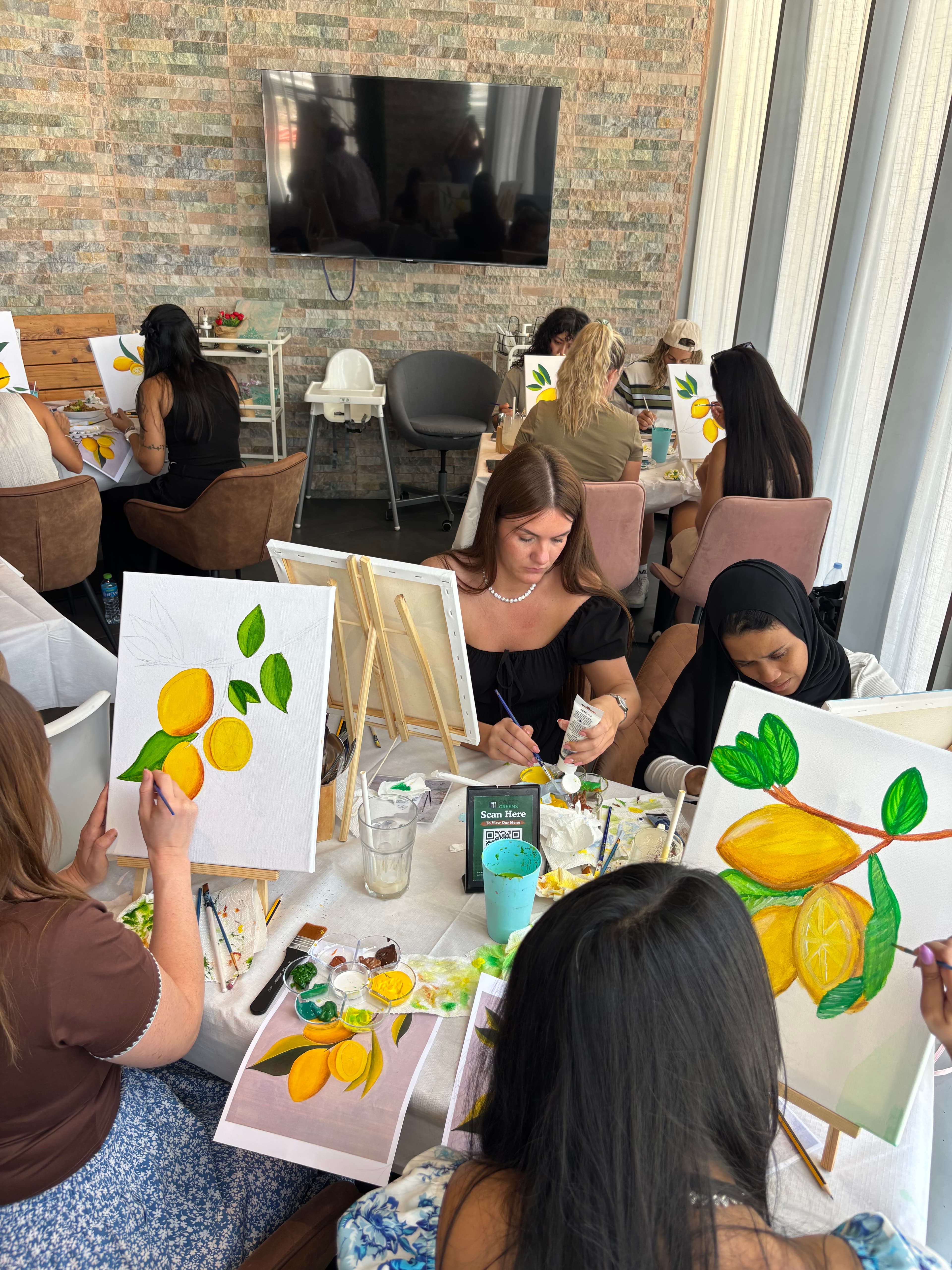 Painting lemons session